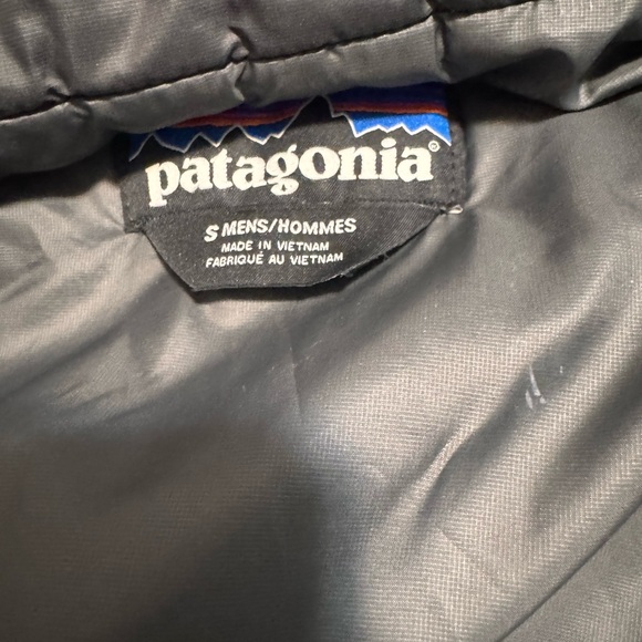Men's Gray Quilted Vest Patagonia nano puff - Picture 5 of 8